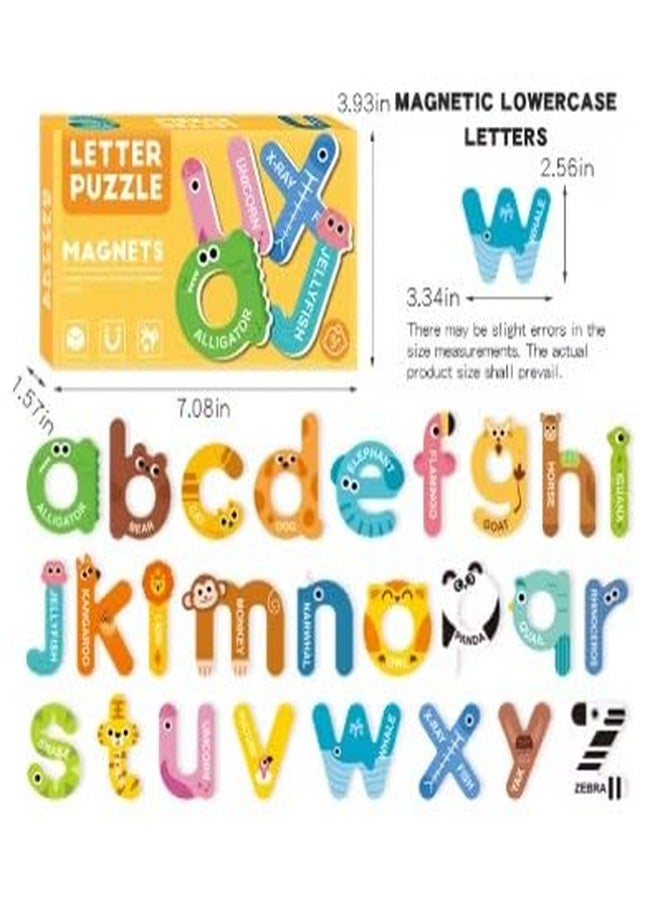 Guellix Educational Magnetic Puzzle, Alphabet and Numbers Learning Toy, Fridge Magnets for Children 3-6 Years (Capital Character) - Image 4